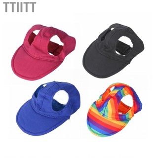 Ttiitt Puppy Baseball Hat  Comfortable Pet Cap Sun Protection for Garden