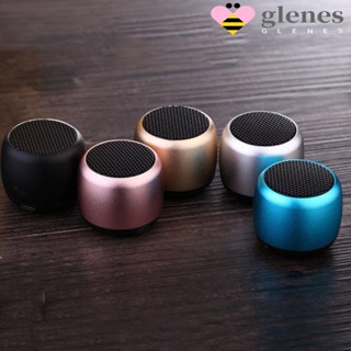 Glenes ลําโพงซับวูฟเฟอร์บลูทูธ M1 เครื่องเล่นเพลง Mp3 ขนาดเล็ก แบบพกพา หลากสี