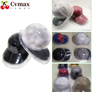 Cvmax PVC กันฝุ่น กล่องพลาสติกใส สําหรับเก็บหมวกเบสบอล