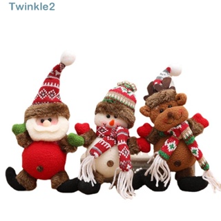 Twinkle ตุ๊กตากวางเรนเดียร์ สโนว์แมน สําหรับตกแต่งต้นคริสต์มาส