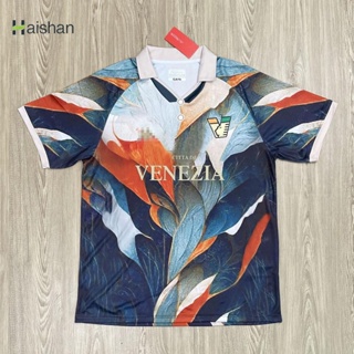 Haishan เสื้อบอล Venezia โฮม2023/24 เนื้อผ้าโพลีเอสเตอร์ เกรดแฟนบอล AAA