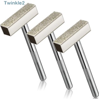 Twinkle ล้อเจียร ซิลิคอนคาร์ไบด์ เพชร เซรามิค หิน สีเงิน 4.5 X 1.3 ซม. 1.77 X 0.511 นิ้ว 3 ชิ้น