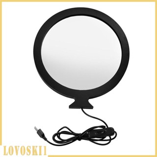 [Lovoski1] โคมไฟกระจกแต่งหน้า led พร้อม USB ติดผนัง พร้อมไม้ สําหรับตกแต่งบ้าน