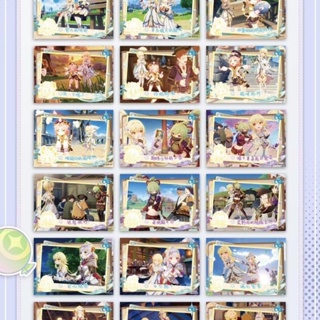 การ์ดหัตถกรรม Yuanshen Travels of the Kingdom Chapter CG ชุดละ 27 ชิ้น