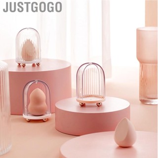 Justgogo Makeup Sponge Holder Drying Storage Beauty Egg Case Box