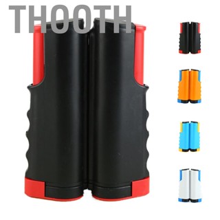 Thooth Retractable  Net Rack Fashionable Safe Wavy Edge Portable Pong Ball for Gym School