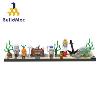 Buildmoc บล็อคตัวต่อ รูปสพันจ์บ็อบ สไตล์คลาสสิก สําหรับเก็บสะสม