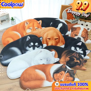 พรมเช็ดเท้ากำมะหยี่ รูปสุนัข  ขนาด 40x86