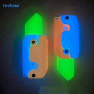 [Loviver] ของเล่นหัวไชเท้าเรืองแสง ขนาดเล็ก พิมพ์ลาย 3D สําหรับผู้ใหญ่