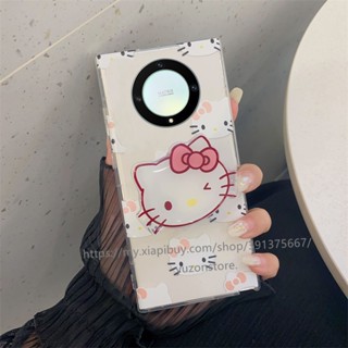 Phone Case Honor X9a X8a X7a X9 X8 X7 X6 X5 4G 5G 2023 มาใหม่ พร้อมส่ง เคสโทรศัพท์มือถือแบบนิ่ม ลายการ์ตูนน่ารัก พร้อมขาตั้ง สําหรับ