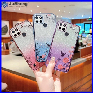 Jusheng เคสโทรศัพท์มือถือ ลายผีเสื้อกระพริบ สําหรับ realme C21Y realme C25Y MMHY