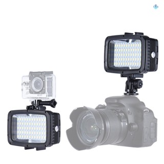 Andoer โคมไฟ LED 1800LM 3 โหมด กันน้ํา 40 ม. 5500K 60 ชิ้น สําหรับกล้อง DSLR 10 Xiaomi Yi SJCAM