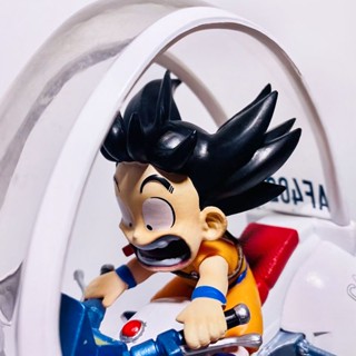 โมเดลตุ๊กตาอนิเมะ Dragon Ball GK Goku แฮนด์เมด สําหรับตกแต่งรถจักรยานยนต์