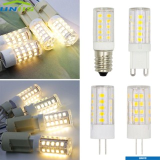 Uniis หลอดไฟ LED ข้าวโพด 3W 5W 7W 9W หลอดไฟ LED E12 E14 แสงสีขาว หลอดไฟข้าวโพด