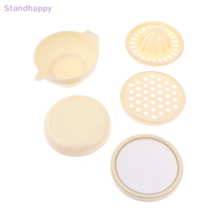 Standhappy ใหม่ ชามแตงโม แตงกวา กระเทียม 8 ชิ้น ต่อชุด DIY