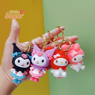 SANRIO [WillBesugarT] พวงกุญแจ จี้ตุ๊กตาซานริโอ้ Kuromi Melody Kawaii น่ารัก ของขวัญวันเกิด สําหรับเด็กผู้หญิง [ใหม่]