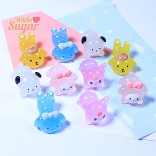 SANRIO [WillBesugarT] กิ๊บติดผมเรซิ่น เนื้อแมตต์ ลายการ์ตูนซานริโอ้น่ารัก สามมิติ 5 ชิ้น [ใหม่]