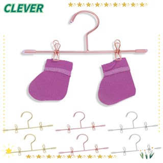 Clever ไม้แขวนเสื้อโลหะ ขนาดเล็ก 75 มม. 120 มม. สีทอง สีเงิน สําหรับบ้านตุ๊กตา 5 ชิ้น