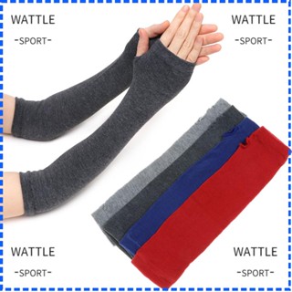 Wattle ถุงมือถัก แบบสวมนิ้วมือ สีพื้น แฟชั่นฤดูใบไม้ร่วง ฤดูหนาว