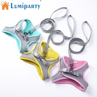 Lumiparty เสื้อกั๊กสะท้อนแสง พร้อมสายจูง อุปกรณ์เสริม สําหรับสัตว์เลี้ยง เดินกลางแจ้ง