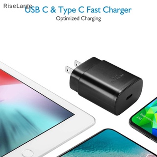 [RiseLarge] ใหม่ อุปกรณ์ชาร์จเร็ว PD 25W USB C เป็น Type C สําหรับ Samsung Galaxy S20 S21 S22 S23 Ultra S10 S9 Note 10+