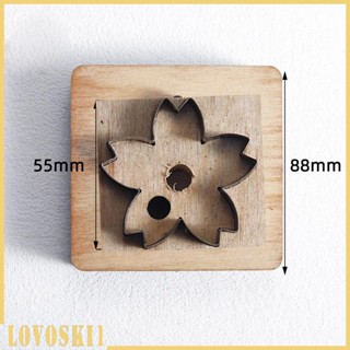 [Lovoski1] แผ่นแม่แบบ ตัดหนัง รูปดอกไม้ แฮนด์เมด DIY สําหรับตัดกระดาษ พวงกุญแจ กระเป๋าเป้สะพายหลัง