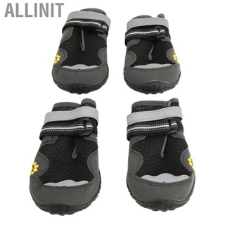 Allinit Puppy Shoes Dog Boots Breathable Reflective for Travel Walking All Weather