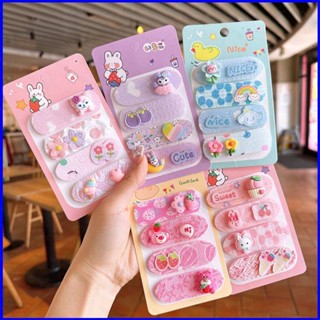 Gp1 กิ๊บติดผม ลายการ์ตูน Sanrio Cinnamon LinaBell Stellalou Lotso strawberry bear เครื่องประดับแฟชั่น สําหรับผู้หญิง 4 ชิ้น ต่อชุด