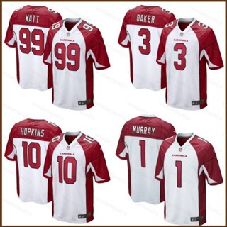 เสื้อกีฬาแขนสั้น ลายทีมชาติฟุตบอล NS2 Arizona Cardinals NFL Watt Murray Baker Hopkins ทรงหลวม สําหรับผู้ชาย และผู้หญิง SN2