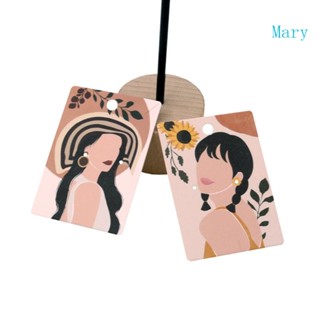 Mary Girl กระดาษแข็ง สําหรับใส่เครื่องประดับ ต่างหู สร้อยคอ