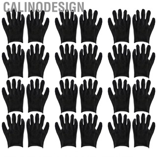 Calinodesign 12 Pairs Cotton Glove Polyester Thickened Sweat Absorbing Golve Set New