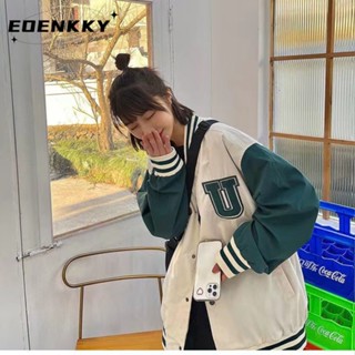 EOENKKY  แขนเสื้อยาว แจ็คเก็ต เสื้อแจ็คเก็ตผู้หญิง ตัวเหมือนคนชั้นสูง Korean trendy casual  Trendy ทันสมัย fashion พิเศษ WJK23907QU 36Z230909