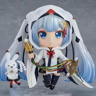 ฟิกเกอร์อนิเมะ Snow Hatsune Nendoroid 2018 Dandinghe Miko คุณภาพสูง