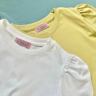 Meeer เสื้อยืดแขนยาวรูดไหล่