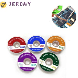 Jeromy ตะกั่วบัดกรีเชื่อมบัดกรี แบบถักเปีย ไม่ต้องทําความสะอาด 0.8 มม.-4.0 มม.