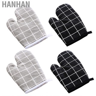 Hanhan Oven Mitt Cooking Mitten Cotton Lining Heat Resistant  Tool for Baking Dish