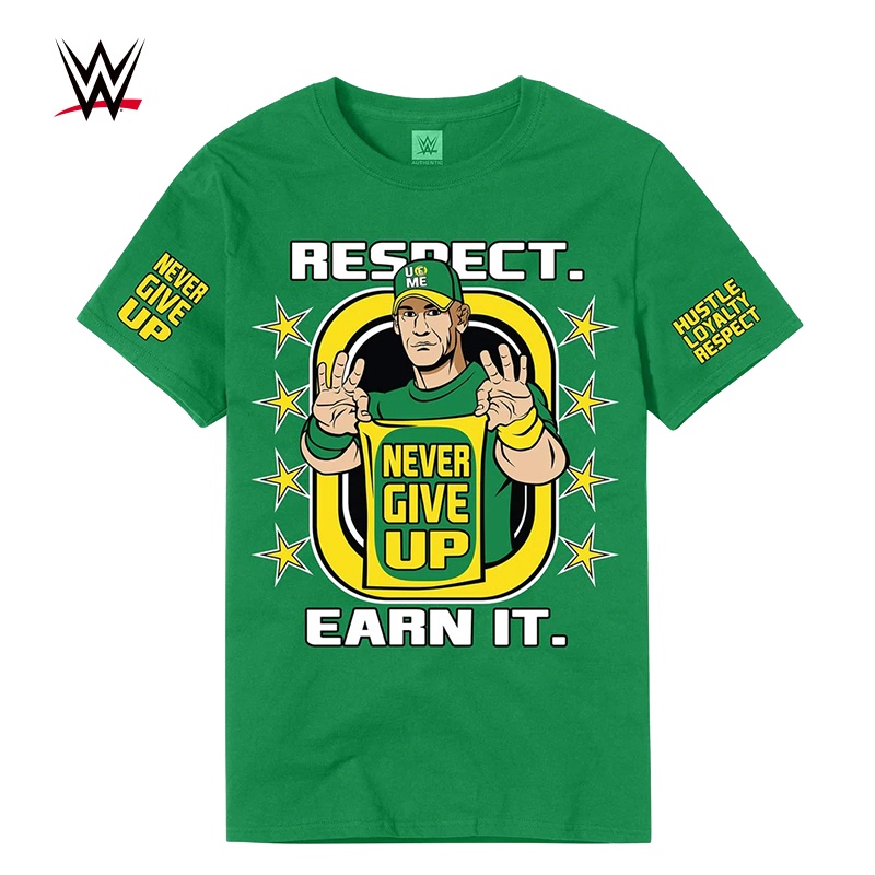 เสื้อยืดแขนสั้น พิมพ์ลาย WWE's new John Cena John Cena สําหรับผู้ชาย
