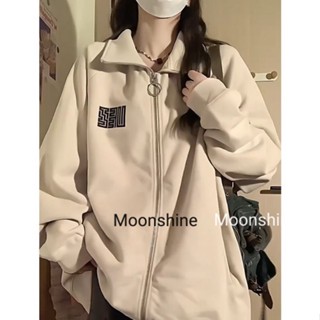 Moon เสื้อกันหนาว เสื้อแขนยาว เสื้อฮู้ด INS ทันสมัย ทันสมัย สบาย A98J8ZZ36Z230909