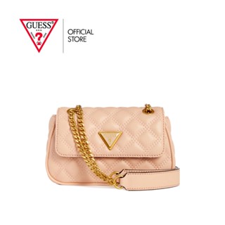 GUESS กระเป๋าสะพาย รุ่น QA874878 GIULLY MINI CNVRTBLE XBDY FLAP สีชมพู