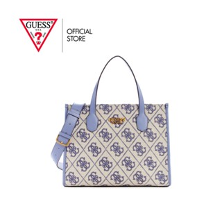 GUESS กระเป๋าถือ รุ่น SE866522 SILVANA 2 COMPARTMENT TOTE สีม่วง