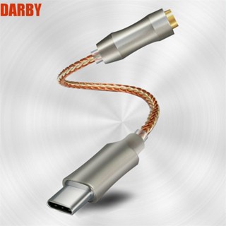 Darby CX31993 อะแดปเตอร์ถอดรหัสเสียงหูฟัง Type C เป็น 3.5 มม. 32bit HiFi Lossless Analysis DA06 IEM AMP สําหรับโทรศัพท์มือถือ PC