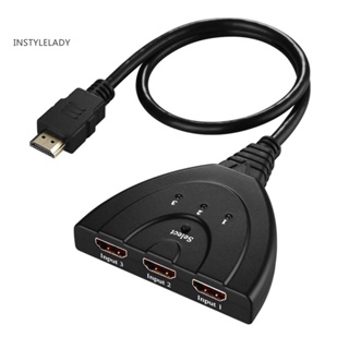 Instylelady 3 In 1 อะแดปเตอร์แปลงสายเคเบิ้ล HDMI สําหรับกล่องทีวี DVD