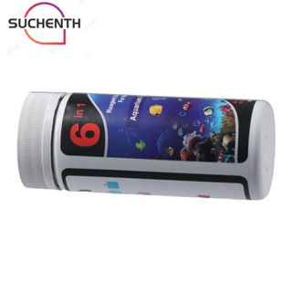 Suchenth แถบทดสอบคลอรีน PET 6-In-1 100ct สําหรับตู้ปลา