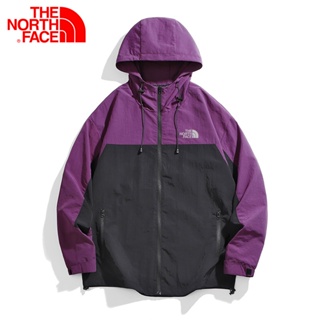 เสื้อแจ็คเก็ตกันน้ำ The North Face เสื้อเบลเซอร์ผู้ชาย กันน้ำกลางแจ้งระบายอากาศเร็วแห้งปีนเขาแจ็คเก็ต