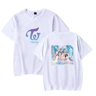 เสื้อยืดแขนสั้นลําลอง คอกลม ผ้าฝ้าย พิมพ์ลาย Kpop Twice Momo Sana Mina Lim Na Yeon Son Chae Youn Park Ji Hyo สําหรับผู้ชาย และผู้หญิง