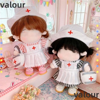 Valour เสื้อผ้าตุ๊กตาน่ารัก แฮนด์เมด สําหรับตุ๊กตาเด็กทารก 20 ซม.