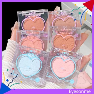 Eyes บลัชออนปัดแก้ม เนื้อซาติน ติดทนนาน 1.5 กรัม สีเดียว สําหรับแต่งหน้า