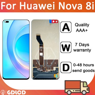 อะไหล่หน้าจอสัมผัสดิจิทัล LCD แบบเปลี่ยน สําหรับ HW Nova 8i