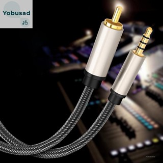 [Yobusad.th] สายแจ็คสเตอริโอ HiFi ดิจิทัล โคแอ็กเชียล Aux 3.5 มม. สําหรับเครื่องขยายเสียง กล่องทีวี