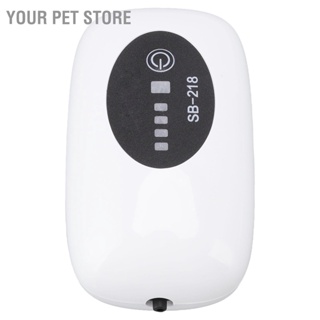  Your Pet Store พิพิธภัณฑ์สัตว์น้ำปั๊มออกซิเจนเงียบ USB ชาร์จขนาดเล็กแบบพกพาตู้ปลาปั๊มฟองสำหรับตู้ปลาพิพิธภัณฑ์สัตว์น้ำกลางแจ้งในร่ม